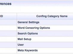 Control Panel - Preferences