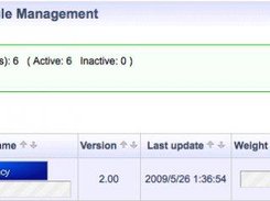 Control Panel - Modules Management