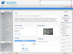 XOOPS 2.5 - Užívateľské prostredie
