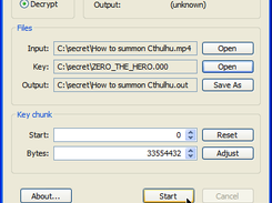 XorCryptWin key chunk encryption and decryption.