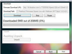 Firmware Downloading Screen