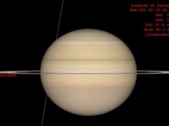 Saturn seen from the sun