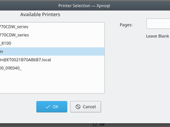 Print dialog