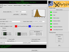 xPyder's interface, showing plotting options and filter status