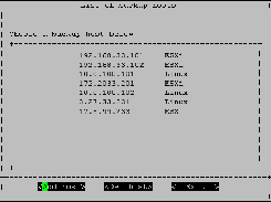 List of backup hosts