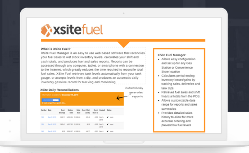 XSite Fuel & Financial Manager Screenshot 1