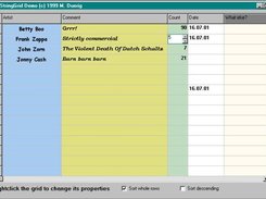 Up down cell editor