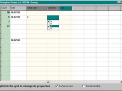 Checklist cell editor