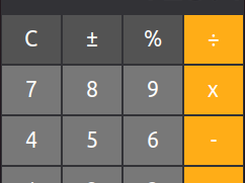 calculator (onUbuntu - dark)