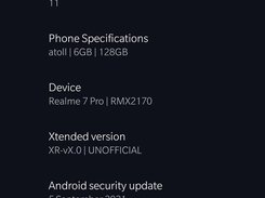 Project Xtended Unofficial : Realme7pro Screenshot 1