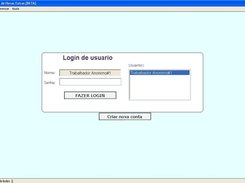 XTras: Tela de login de usuário