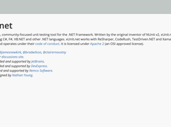 xUnit.net Screenshot 1