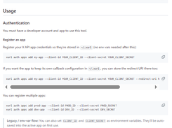 xurl CLI Screenshot 1