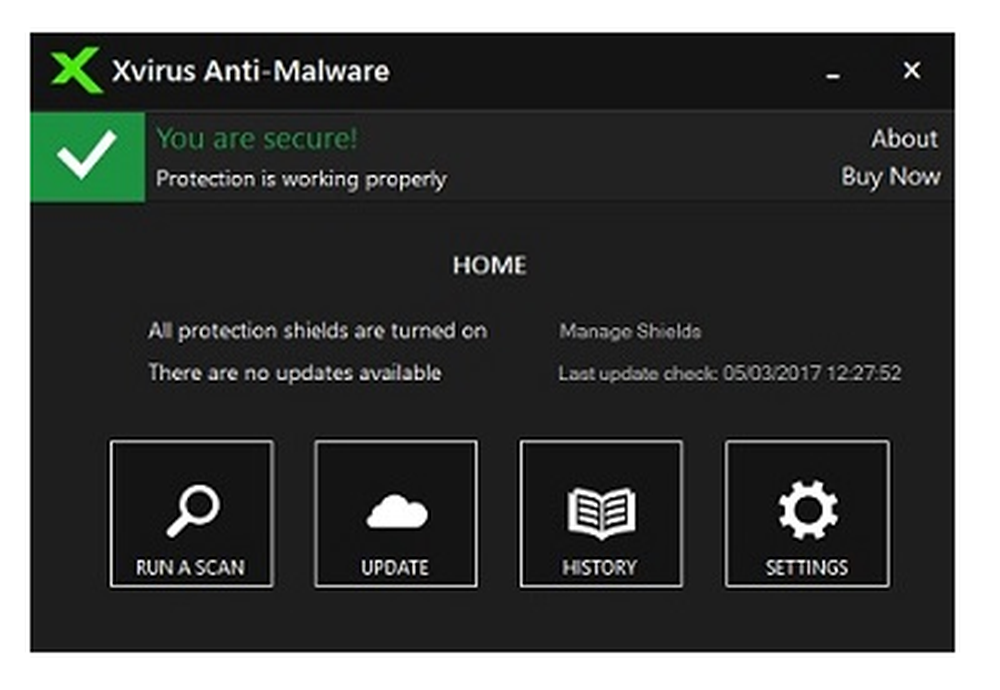 Xvirus Anti-Malware Screenshot 1