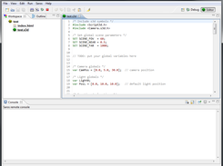 Editor screenshot