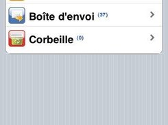 Folder view (on iPhone)