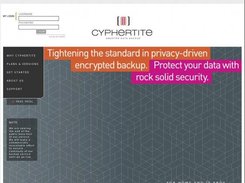 screenshot showing cyphertite.com