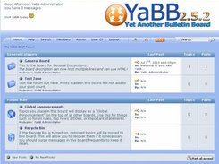 YaBB 2.5.2 Main Board Index