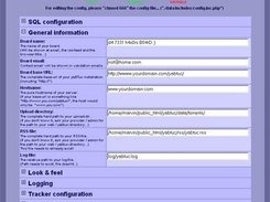 admin-panel basic configuration