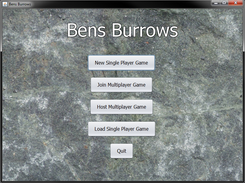 Main menu