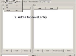 Create a top level entry