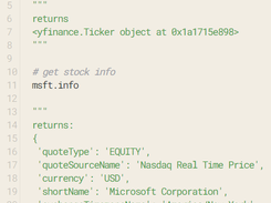 Yahoo! Finance market data downloader Screenshot 1