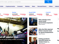 Yahoo Finance Screenshot 1