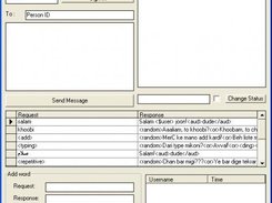 The main screen of Yahoo! Messenger bot (version 1.2.1)