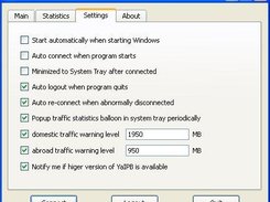 setting dialog
