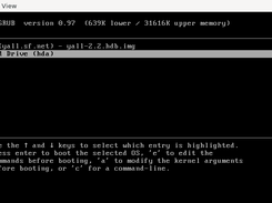 YALL kernel boot menu, be sure to select "hda"