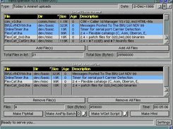 The program main window
