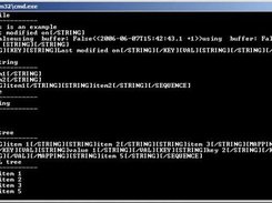 Example output