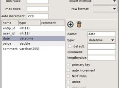 table editor, yet without indexes...