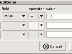 filter window if named in an query-template