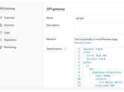 Yandex API Gateway Screenshot 1