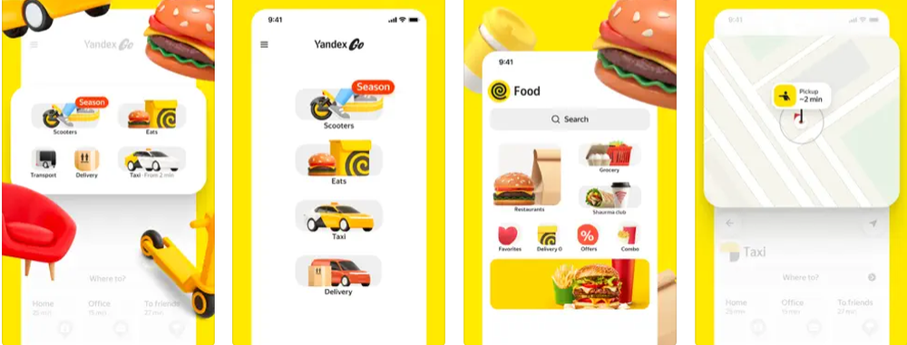 Yandex Delivery Screenshot 1