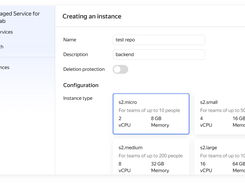 Yandex Managed Service for GitLab Screenshot 1