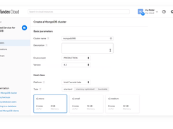 Yandex Managed Service for MongoDB Screenshot 1
