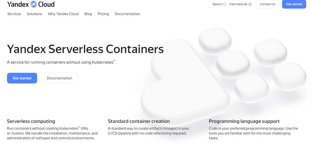 Yandex Serverless Containers Screenshot 1