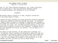 License Agreement at first Start