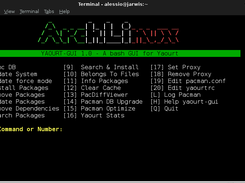 yaourt-gui Screenshot 2