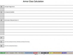 Armor Class Calculations Detail Page