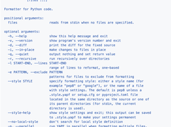 YAPF Screenshot 1