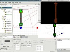 A streepole modelled with CSG based on simple objects