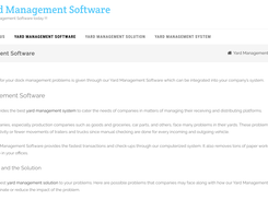 Free Yard Management Software Screenshot 1