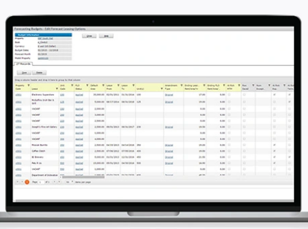 Yardi Advanced Budgeting & Forecasting Screenshot 1