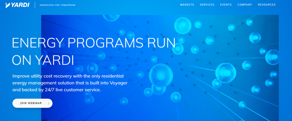 Yardi Energy Solution Screenshot 1