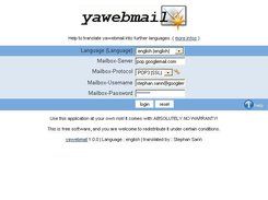 Logon to yawebmail