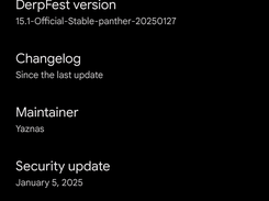 DerpFest Panther About