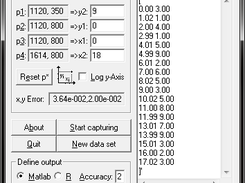 captured data points from...